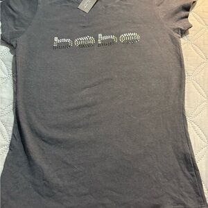 Bebe sport Rhinestone top